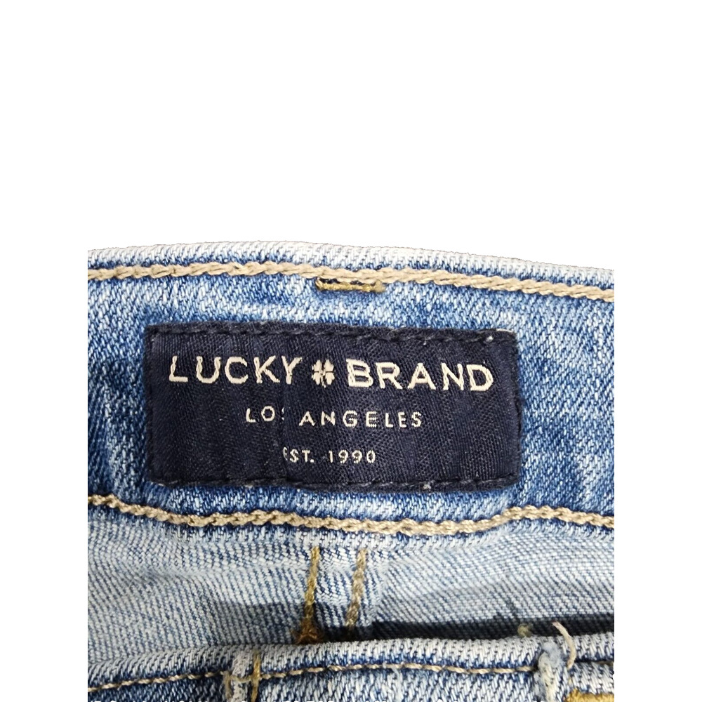 Lucky Brand Jeans Women's Size 4 Blue Denim Skinny Leg High‎ Rise 5 Button Fly - Picture 5 of 7